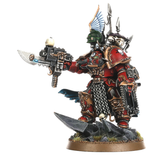 CHAOS SPACE MARINES CHAOS LORD IN TERMINATOR ARMOR